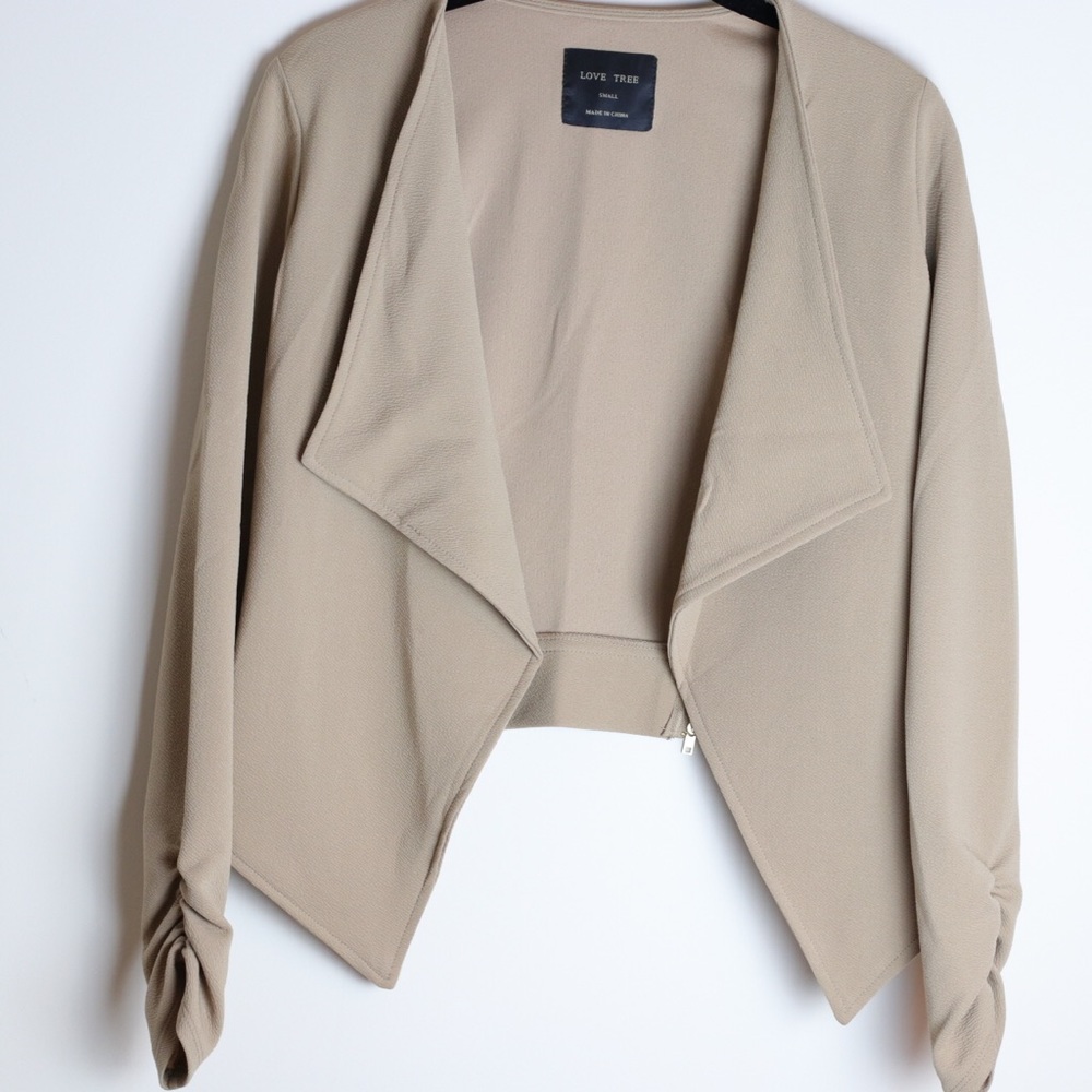 Open front jacket